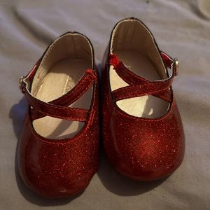 Babies red shoes